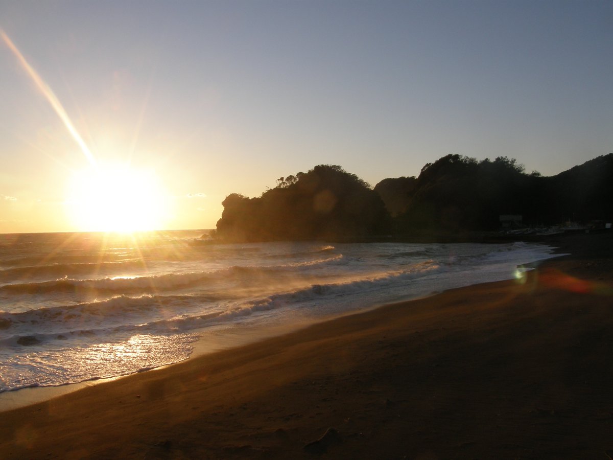 西伊豆夕日